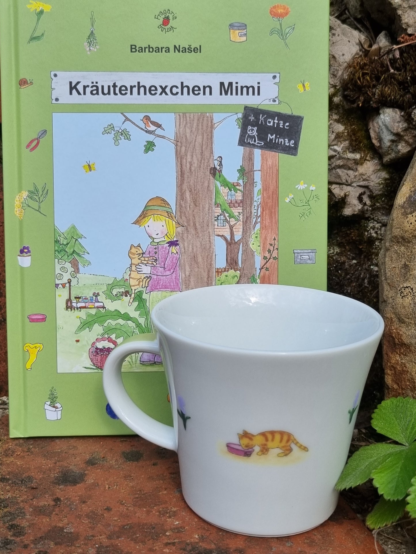 Porzellantasse „Minze“
