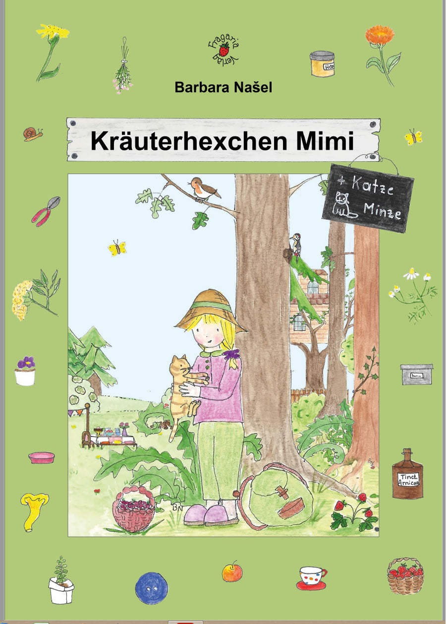 Kräuterhexchen Mimi und Katze Minze